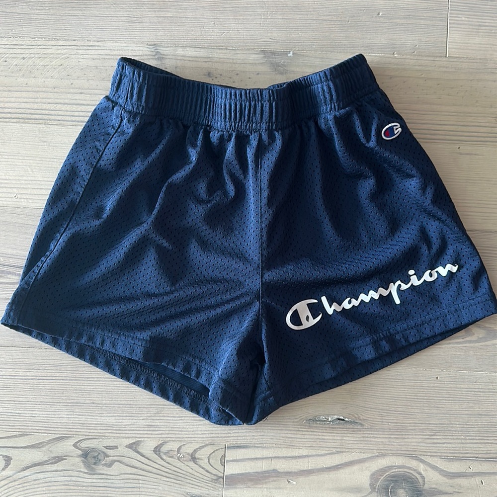Champion girls gym shorts navy size M